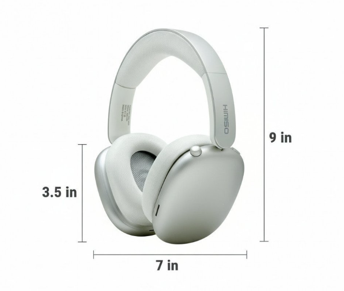 ANC Over-Ear Bluetooth Wireless Surround Sound Headphones with Noise Cancellation and Micro SD Card Slot