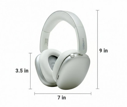 ANC Over-Ear Bluetooth Wireless Surround Sound Headphones with Noise Cancellation and Micro SD Card Slot